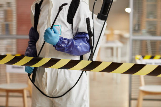 Professional Biohazard technician working in Garland, NC